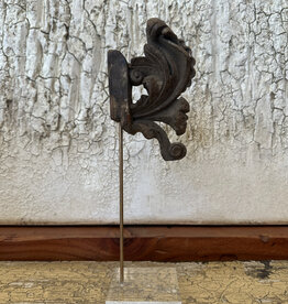 Carving on Lucite, Italy 19th c, 14.25x3x3