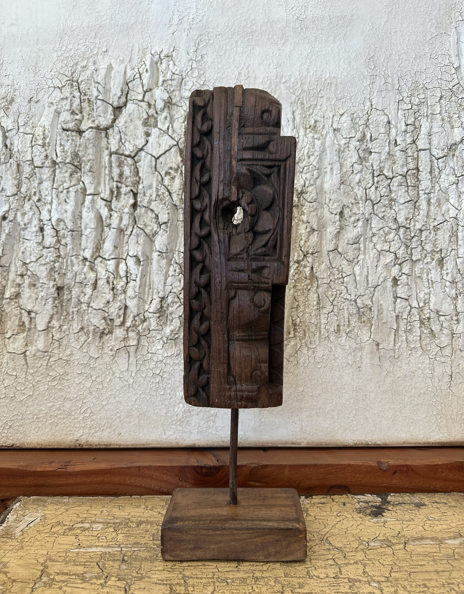 Vintage Wood on Stand