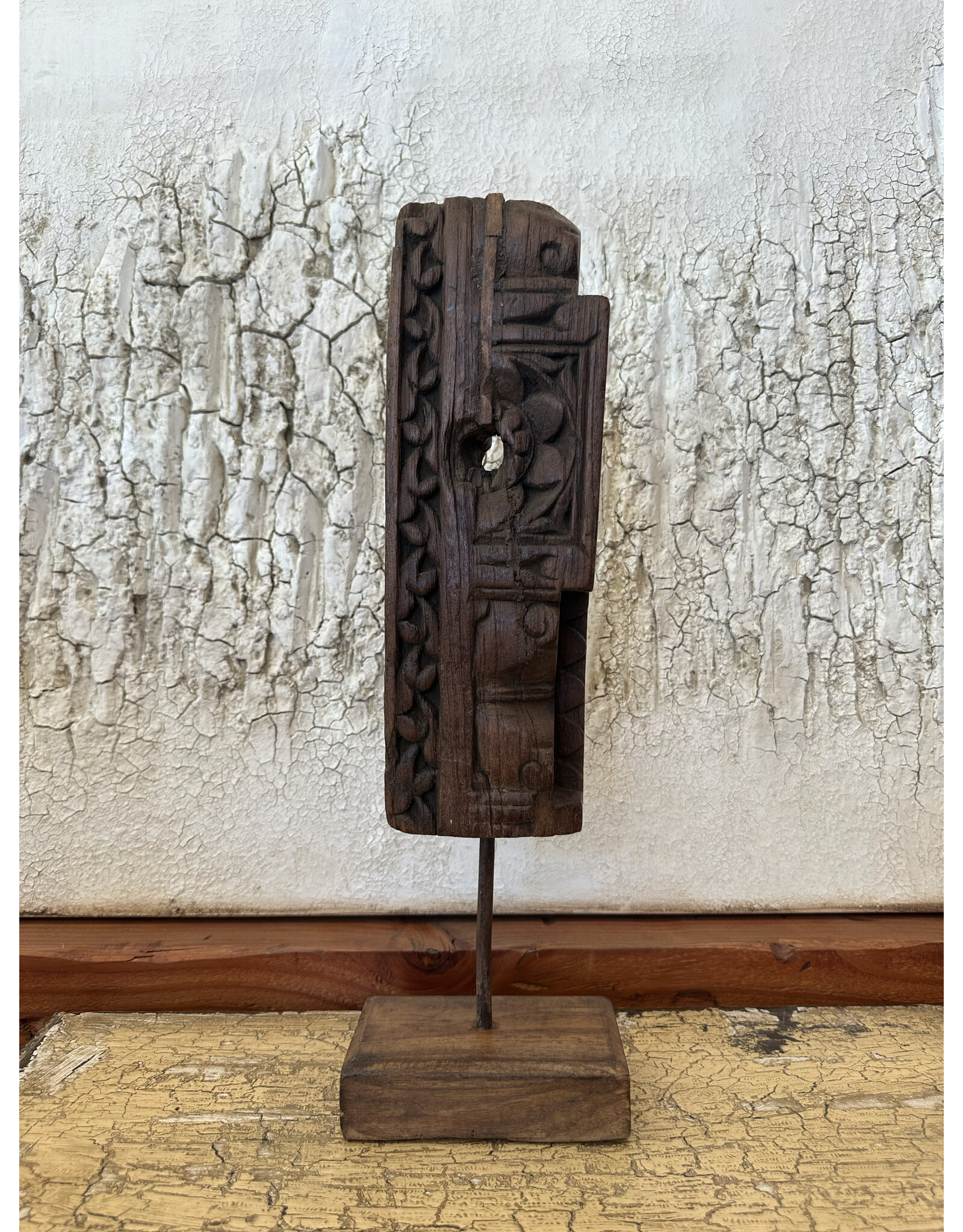 Vintage Wood on Stand