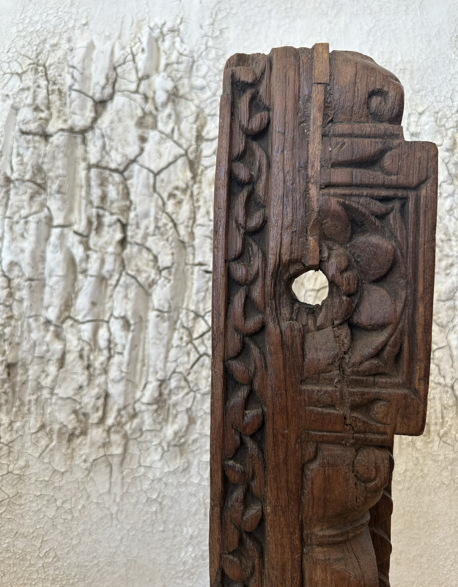 Vintage Wood on Stand