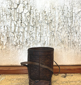 Vintage Hill Tribe Basket, Thailand