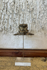 Gilt Scroll on Lucite, Italy 19th c, 10.5H