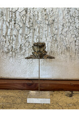 Gilt Scroll on Lucite, Italy 19th c, 10.5H