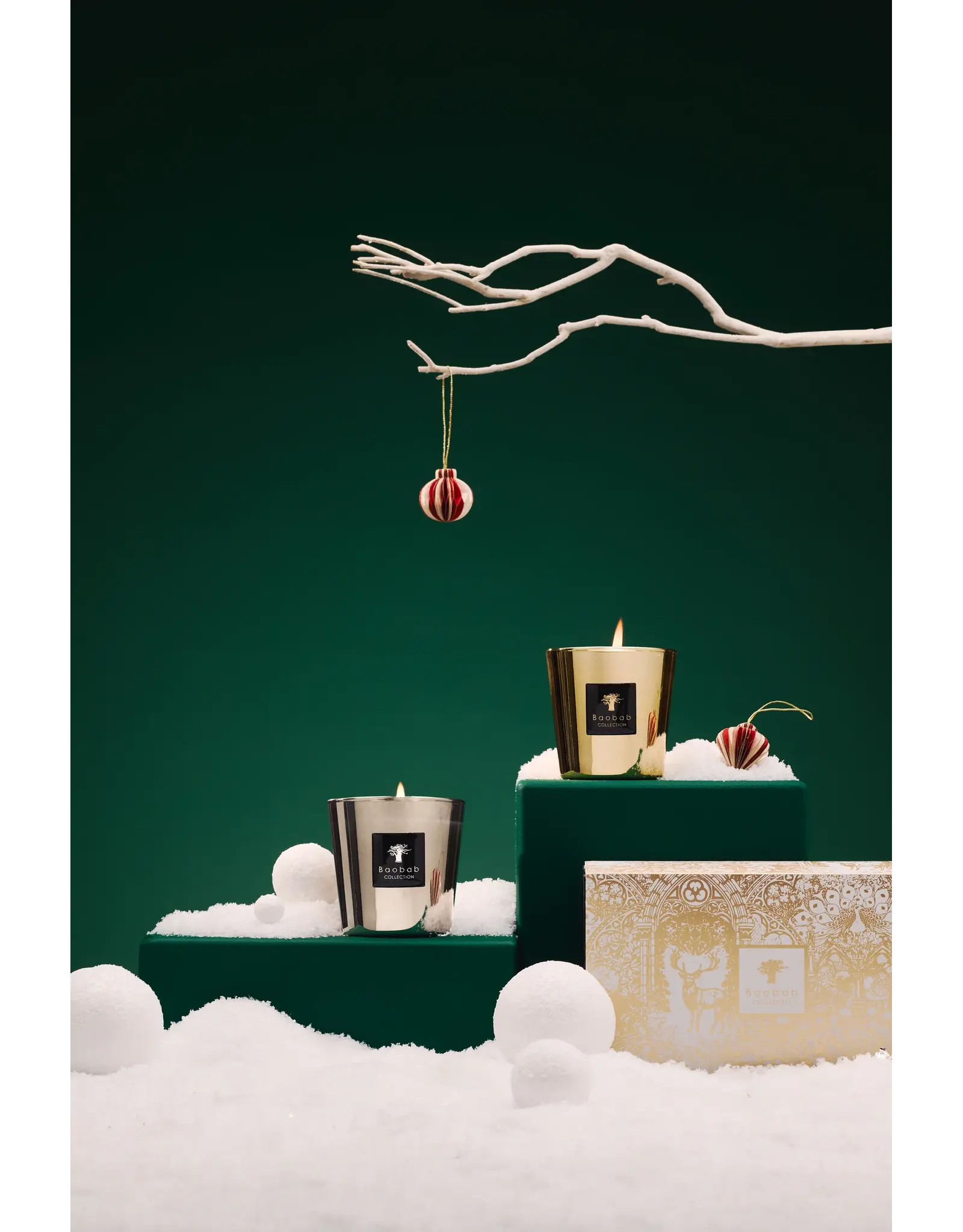 Aurum & Platinum Candle Duo