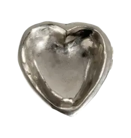 Amorcito Corazon Dish, Nickel