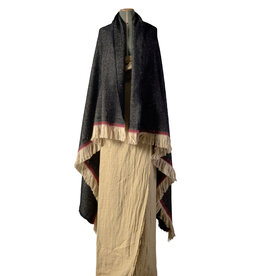 House of Lyria RipTide Black Throw