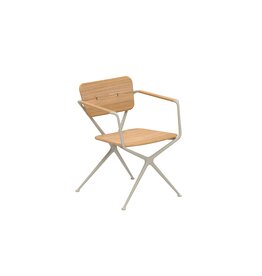 Exes Armchair, Teak/Pebble