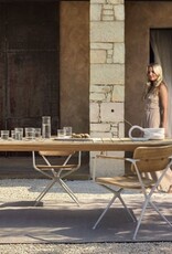 Exes Armchair, Teak/Pebble