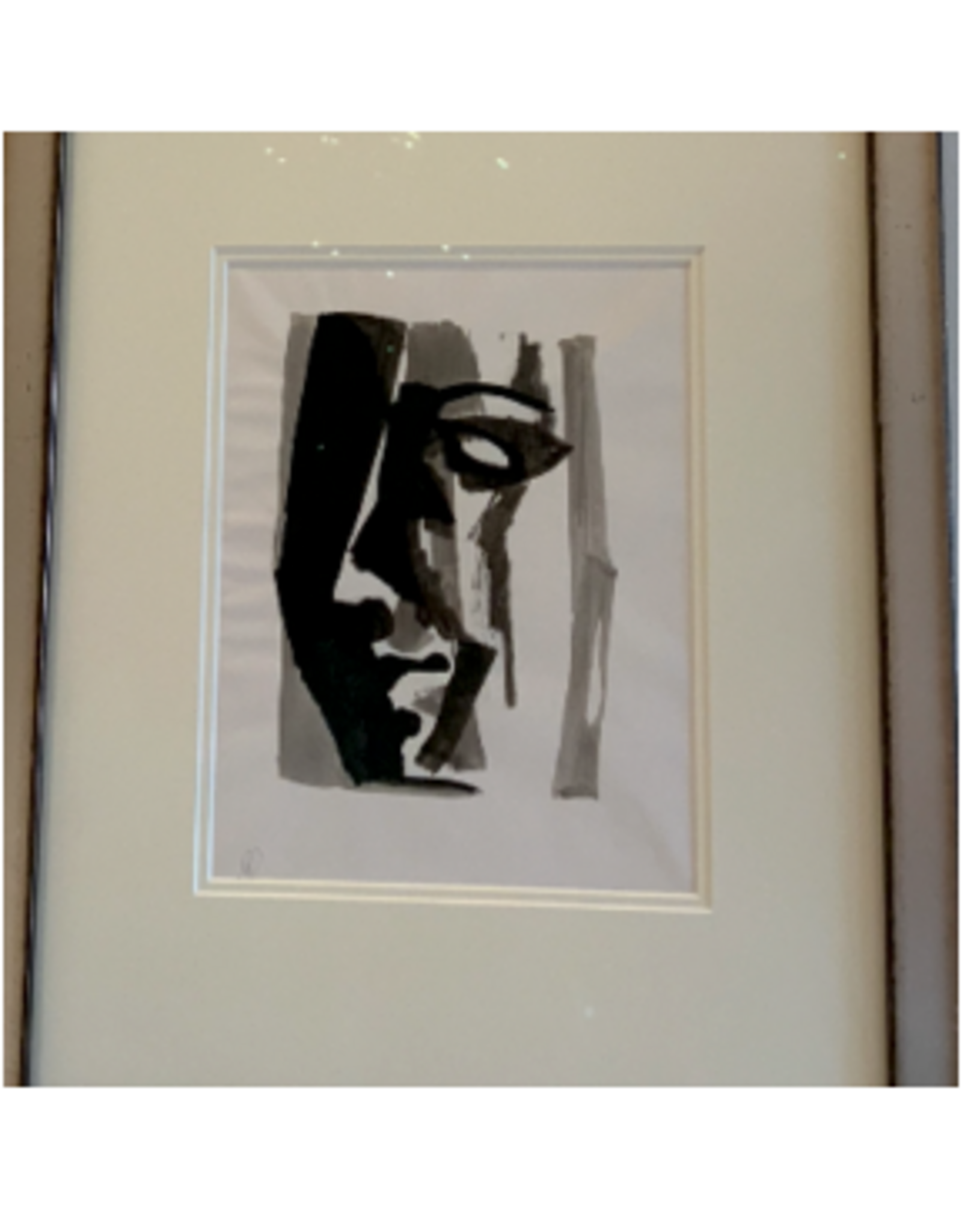 George, c1945 Ink & Gouache on Paper