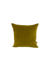 House of Lyria Facino Velvet PIllow, Olive 20x20
