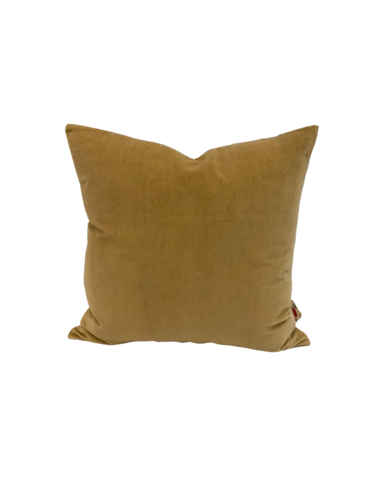 House of Lyria Elifio Velvet Pillow, Wheat 20x20