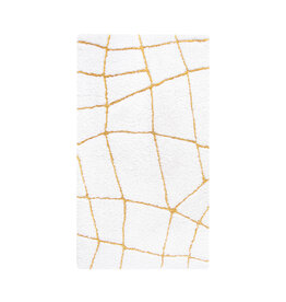 Amalia Rug, White/Gold 24x39