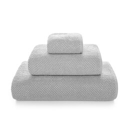 Pearls Bath Sheet, Silver 38x59