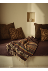 House of Lyria Imerio Velvet Pillow, Rust 20x20