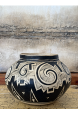 Zuni Design Porcelain Pot