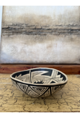 Zuni Design Porcelain Bowl w/ Circle