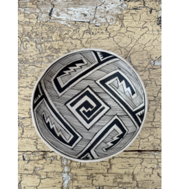 Zuni Design Porcelain Bowl w/ Square