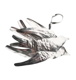 Paloma Baila Ornament, Aluminum
