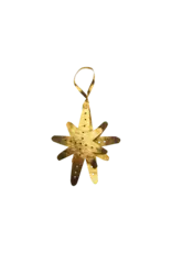 Estrella Baila Ornament, Brass