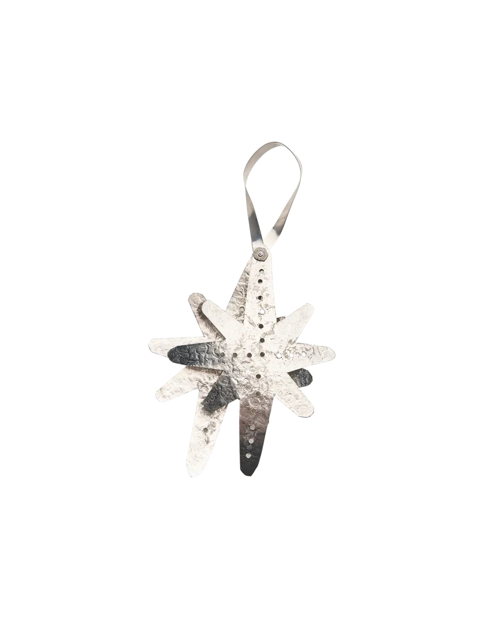Estrella Baila Ornament, Aluminum