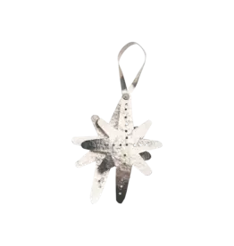 Estrella Baila Ornament, Aluminum
