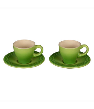 Le Creuset Cappuccino Cups and Saucers, Set of 4