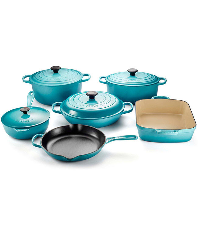 10 PIECE CAST IRON COOKWARE SET Everleigh Garden