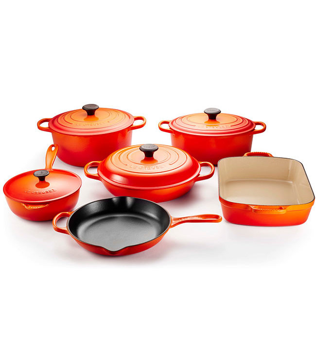 10 PIECE CAST IRON COOKWARE SET Everleigh Garden