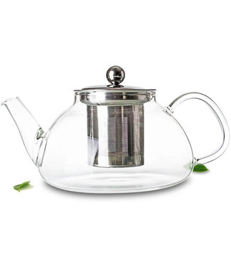 LARGE GLASS TEAPOT