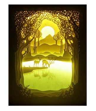 DEER PAPER LIGHTBOX