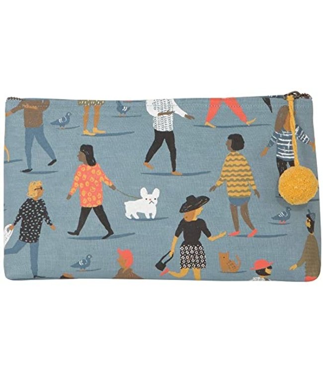 PEOPLE PERSON LINEN COSMETIC BAG