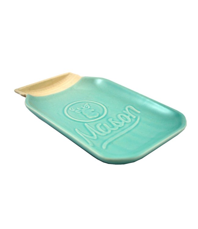 CERAMIC MASON JAR SHAPE SPOON REST Everleigh Garden