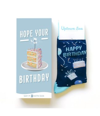 BIRTHDAY CAKE SOCK CARD