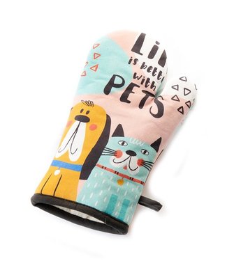 CATS AND DOGS OVEN MITT