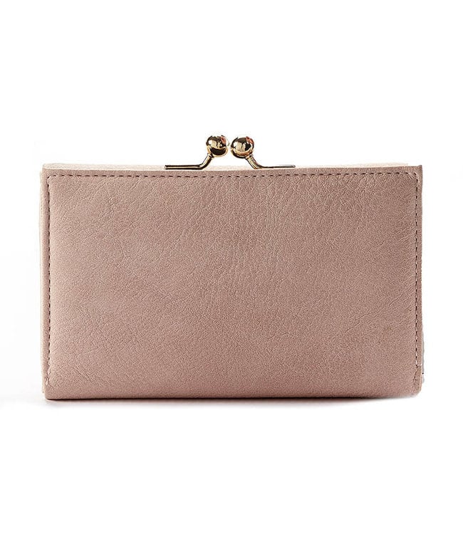 PINK FAUX LEATHER WALLET