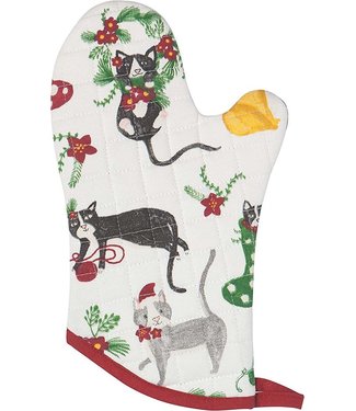 MEOW CHRISTMAS OVEN MITT