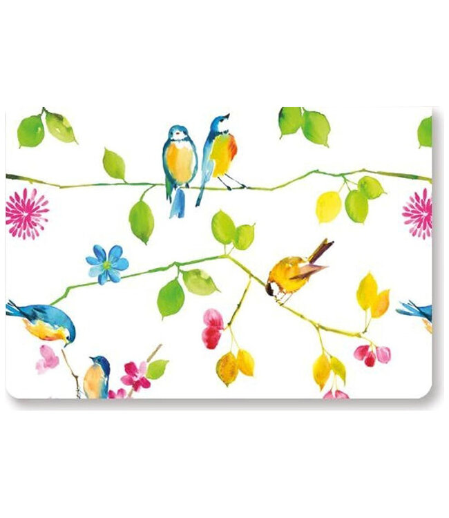 WATERCOLOUR BIRDS NOTE CARD