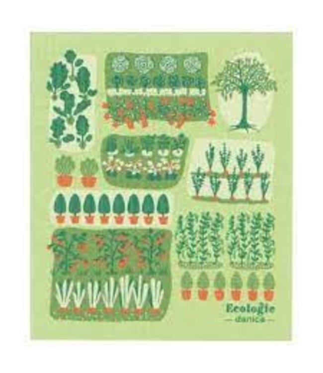 FRUIT, VEGGIE & PLANTS SWEDISH DISHCLOTH