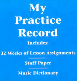 Hal Leonard My Practice Record Hal Leonard Student Piano Library