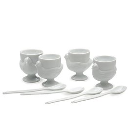 RSVP Endurance Egg Cups Chicken Feet, Set of 4