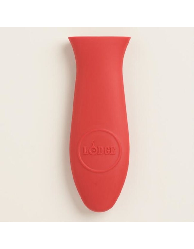 Lodge Silicone Hot Handle Holder Pot Grip, Red cir*