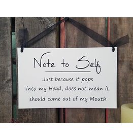 Sign Note to Self