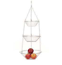 RSVP Hanging Basket, Chrome