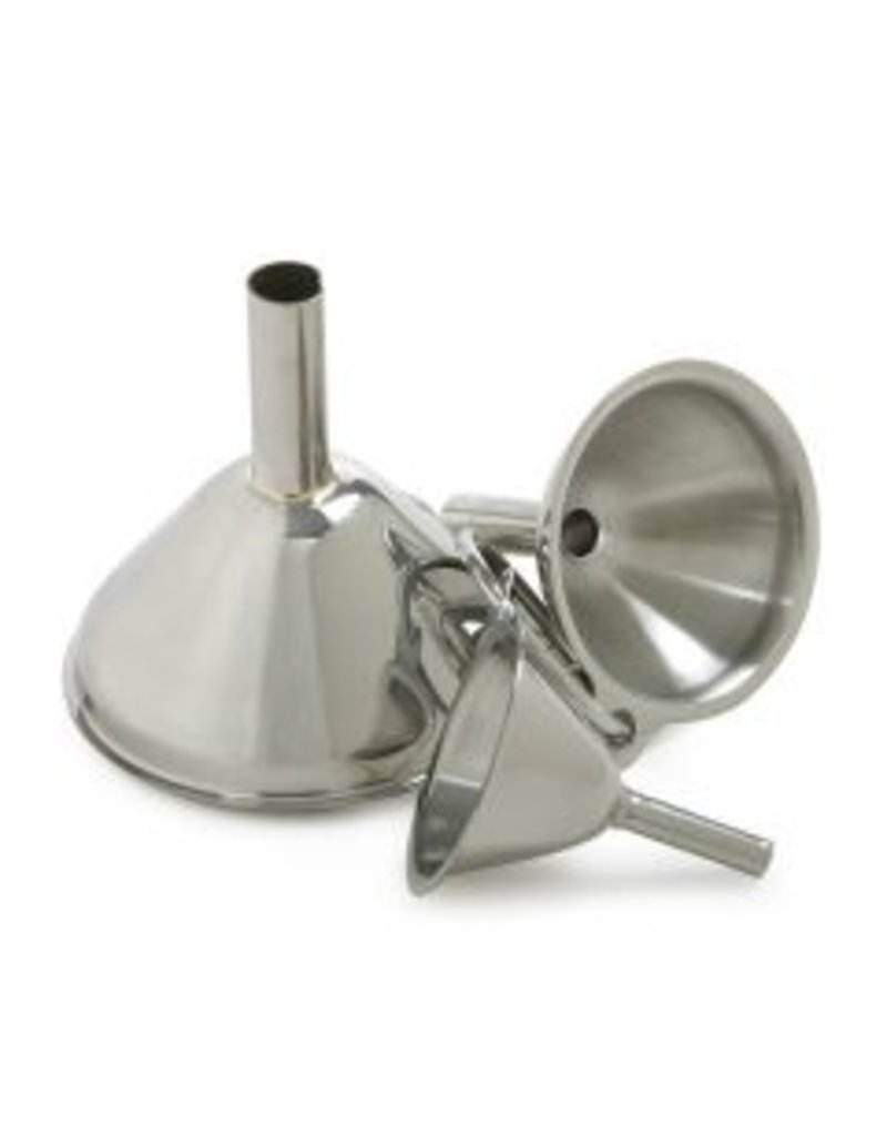 Norpro Stainless Funnels, Set of 3 disc