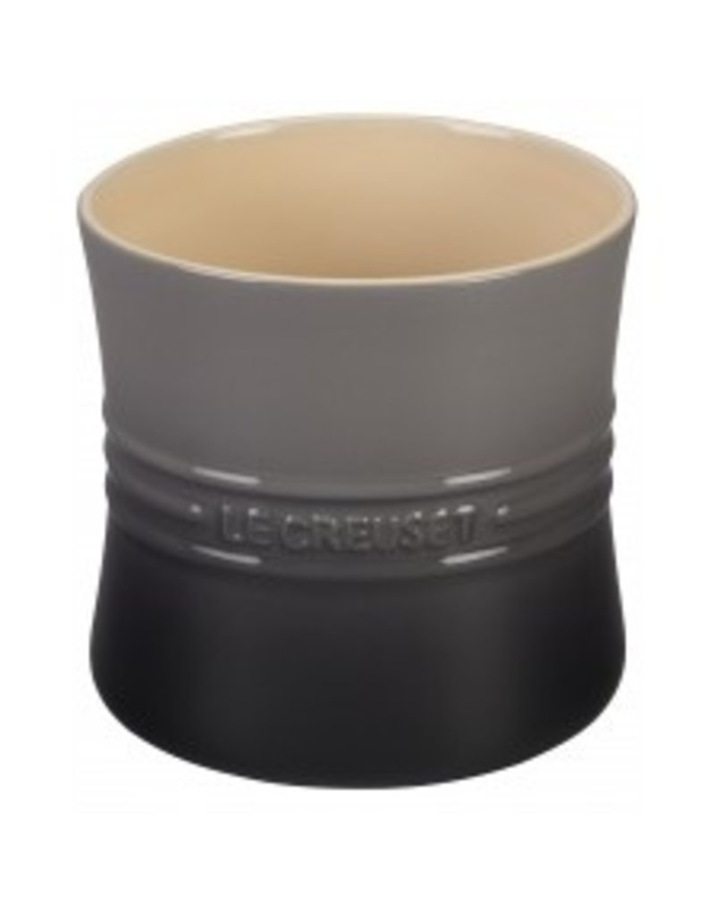 Le Creuset Stoneware Utensil Crock Oyster Gray, 2,75qt cir