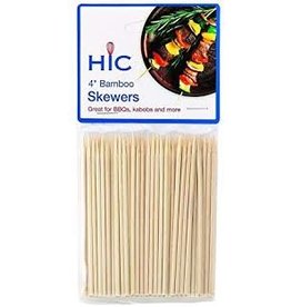 Harold Imports Bamboo Skewers 4''/6