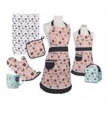 Now Designs Apron, Cats Meow CHILD, pink