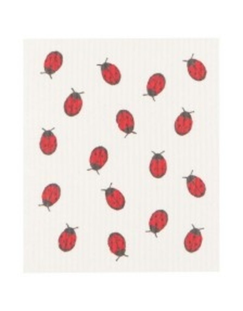 Now Designs Swedish Dish Cloth Ladybug now