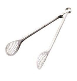 Cuisipro Stainless Mesh Wide Grill/Fry Tongs, 12''