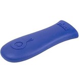 Lodge Silicone Hot Handle Holder Pot Grip, Blue cir
